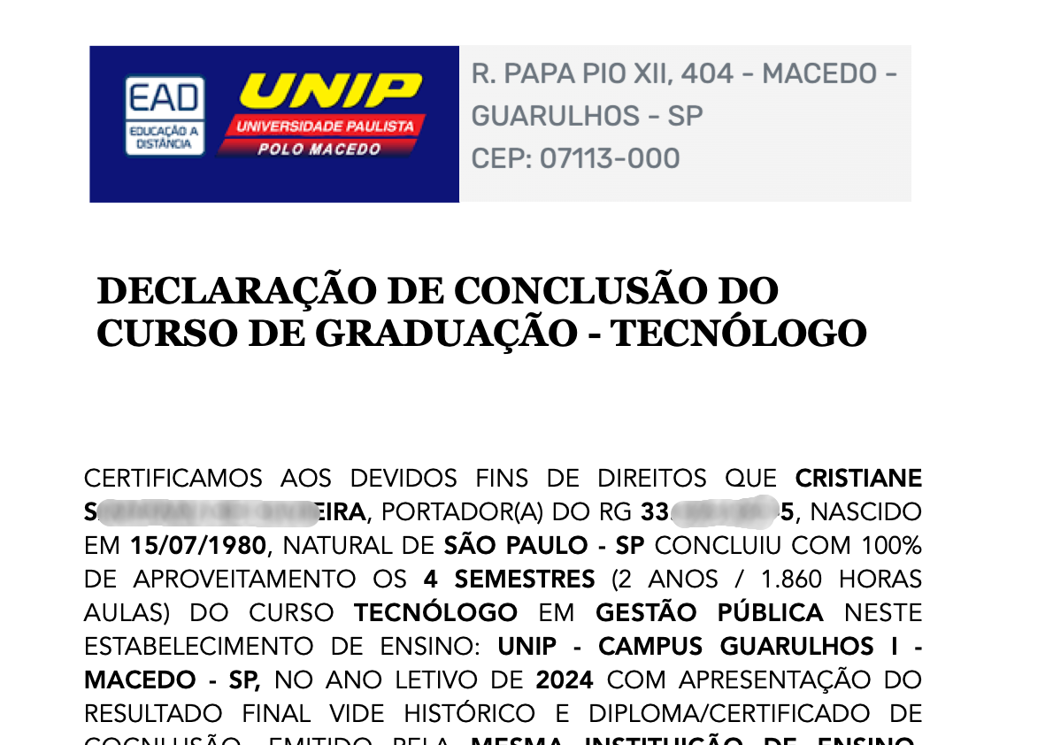 historico certificado escolar